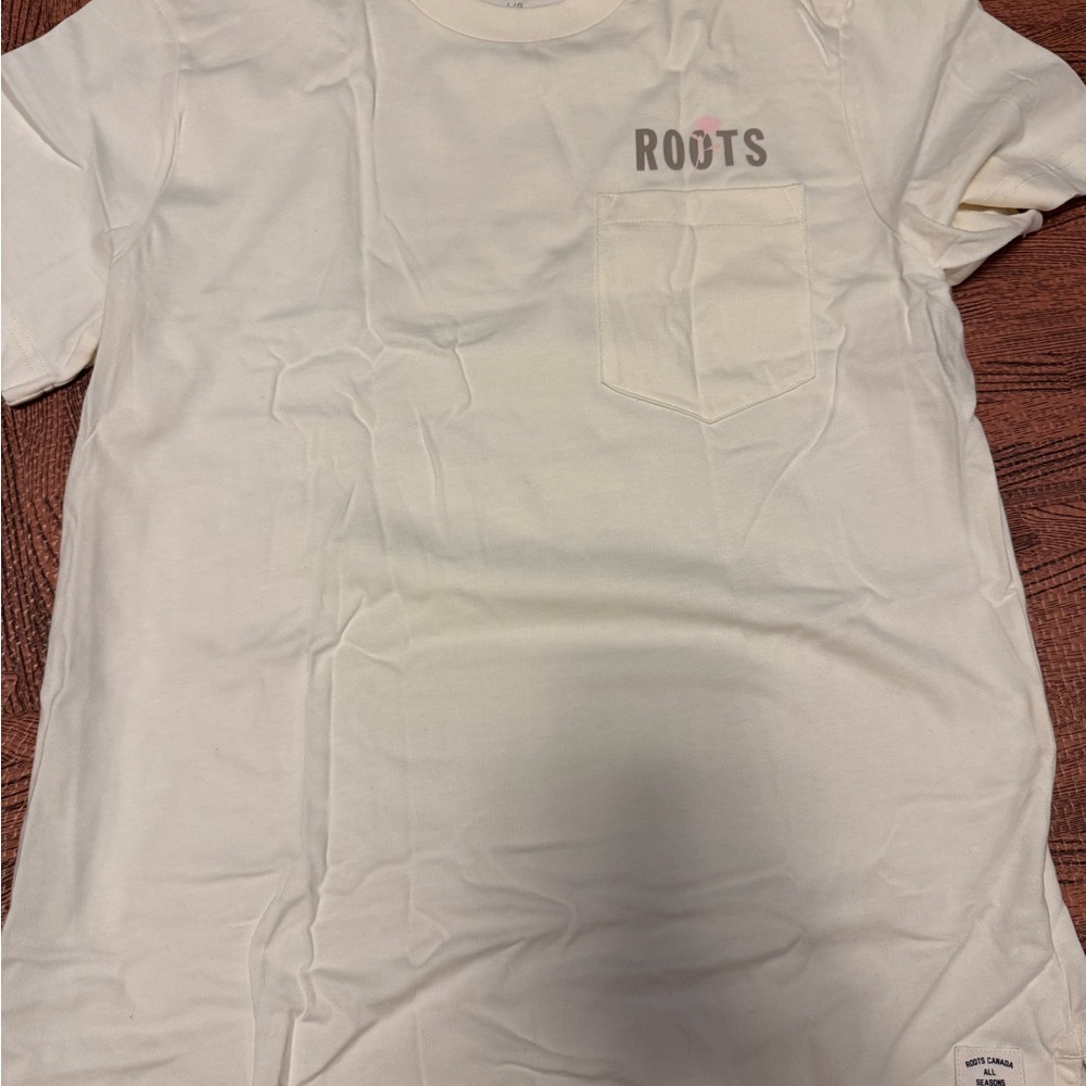 Roots x Shawn Mendes Cream T-Shirt